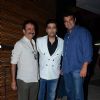 Rajkumar Hirani, Karan Johar and Siddharth Roy Kapur at Aamir Khan's Bash