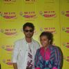 Irrfan Khan poses with RJ Prerna at the Promotions of Piku on Radio Mirchi