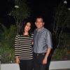 Sanjeev Kapoor with his Wife at Success Bash of Mary Kom