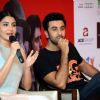 Anushka Sharma interacts with the audience at the Promotions of Bombay Velvet in Delhi