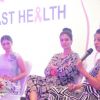 Tanuja interacts at Breast Cancer Awareness Event
