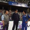 Amitabh Bachchan and Sachin Tendulkar snapped while in conversation at Wankhede Stadium