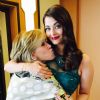 Aishwarya Rai Bachchan snapped with a guest at Cannes Film Festival 2015