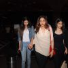 Sridevi was snapped with daughters at Airport while leaving for IIFA 2015