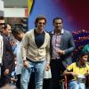 Hrithik Roshan poses for the media at Pavillion Mall in Malaysia