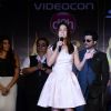 Lauren Gottlieb interacts with the audience at IIFA 2015 Press Conference