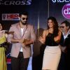 Arjun Kapoor and Jacqueline Fernandes shake a leg during IIFA 2015 Press Conference