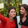 Divyanka Tripathi clicks a selfie with Vidya Balan at the Promotions of Hamari Adhuri Kahani
