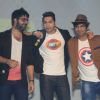 Varun Dhawan poses with Sachin-Jigar at ABCD 2 Pond's Men Promotions