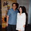 Ronnie Screwvala With His Wife at Success Bash of PK