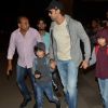 Hrithik Roshan snapped with kids while leaving for Cape Town Vacations