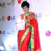 Mandira Bedi poses for the media at 'LG Life is Good' Event