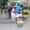 Vivek Oberoi Snapped With His Family at Airport