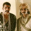 Mukesh Rishi : A still image of Ratan Singh and Alauddin Khilji