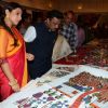 Vidya Balan and Hon'ble Minister Vinod tawde Checking Out Things at Craft Exhibition