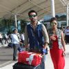 Nandish Sandhu and Rashami Desai Snapped at Airport