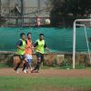Abhishek Bachchan and Armaan Jain Snapped at Football Practice Session