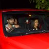Shahid and Mira arrive at their Mumbai Residence