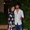 Shahid and Mira smile for the camera at their Mumbai Residence