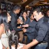 Salman Khan interacts with Suchitra Pillai and her daughter at the Trailer Launch of Hero