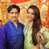 Rafi Malik and Anjum Fakih on the Sets of Tere Sheher Mein