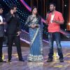 Ajay Devgn interacts with the audience at the Promotions of Drishyam on Nach Baliye 7