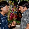 Raju Shrivastav and Manoj Tiwari at Ravi Kissen's Birthday Bash