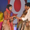 Shriya Saran and Chiranjeevi at TSR Tv9 National Awards