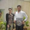 Payal Rohatgi and Wrestler Sangram Singh Unveils WWP Championship Belt