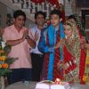 Yatin Karyekar : Rajan Shahi with the entire team at the cake cutting party