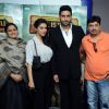 Supriya Pathak, Asin, Abhishek and Director Umesh Shukla for Promotions of All is Well