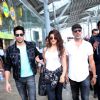 'Brothers Team' Sidharth Malhotra, Jacqueline  and Askhay Kumar Snapped at Airport