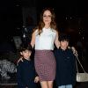 Suzanne Khan poses with Sons at Zarine Khan's Book Launch