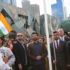 Anil Kapoor hoists the Indian tricolor at the Indian Film Festival of Melbourne