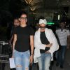 Bollywood Diva Deepika Padukone and Rekha Snapped at Airport