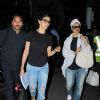 Rekha and Deepika Padukone Snapped at Airport