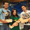 Farah Khan with Irfan and Yousuf Pathan