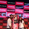 Shahid Kapoor and Alia Bhatt pose for the media at the Close Up First Move Party