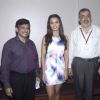 Amy Jackson snapped during the Promotions of Singh is Bling at Jaihind College