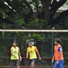 Ranbir Kapoor Practices Soccer!
