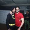 Karanvir Bohra poses with Karan Patel at his Birthday Bash
