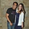 Vindoo Dara Singh With His Wife at Special Screening of Hollywood Movie 'Transporter Refueled'