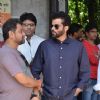 Anees Bazmee and Anil Kapoor at Aadesh Shrivastava's Funeral