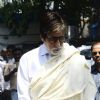Amitabh Bachchan at Aadesh Shrivastava's Funeral