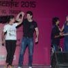 Sooraj and Athiya Dances With Students During Promotions of Hero at Sophia College