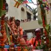 Shraddha Kapoor and Padmini Kolhapure at Local Ganesh Utsav Mandal