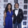 Lisa Ray with her husband at Elle Beauty Awards