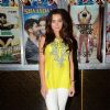Amy Jackson poses for the media Gaiety Galaxy