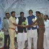 Minister Sudhir Mungantiwar and Amitabh Bachchan at 'Save the Tiger' Campaign at SGNP