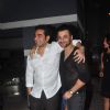 Sanjay Kapoor poses with Arbaaz Khan at his Birthday Bash